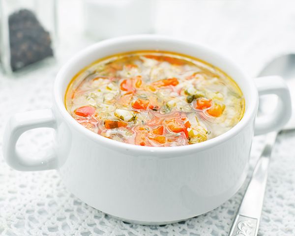 Куриный суп с рисом Куриный суп с рисом